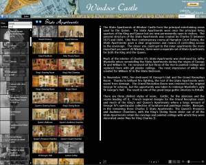Use the index to navigate the Windsor Castle virtual tour